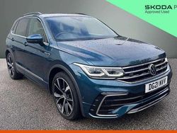 Blue Used 2021 VW Tiguan R-line SUV | £23,495 (Fair price)