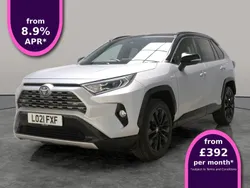 Silver Used 2021 Toyota RAV4 Hybrid SUV | £26,402 (Fair price)