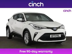 White Used 2022 Toyota C-HR SUV | £14,549 (Good price)