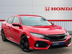 Red Used 2018 Honda Civic Sport Hatchback | £11,724 (Fair price)