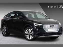 Black Used 2022 Audi Q4 Sportback e-tron Sport SUV | £23,000