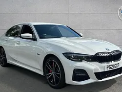 White Used 2021 BMW 330e M Sport | £22,671 (Fair price)