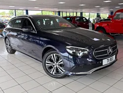 Blue Used 2021 Mercedes E220 Estate | £26,989 (Fair price)