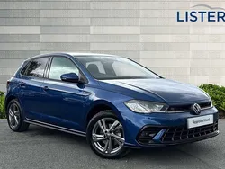 Reef blue Used 2024 VW Polo R-line Hatchback | £21,290 (Fair price)