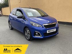 Blue Used 2019 Peugeot 108 Allure Hatchback | £8,495 (Fair price)