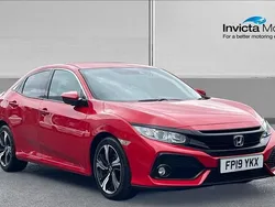 Red Used 2019 Honda Civic SR Hatchback | £14,000 (Fair price)