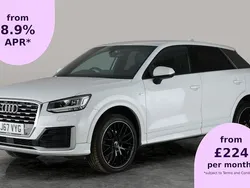 White Used 2017 Audi Q2 S-Line SUV | £12,967 (Fair price)