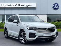 White Used 2018 VW Touareg R-line SUV | £29,495 (A bit pricey)