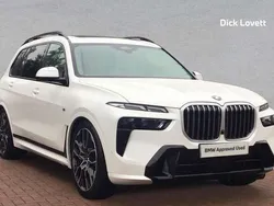 White Used 2023 BMW X7 M Sport SUV | £62,995 (Fair price)