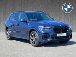 Blue Used 2021 BMW X5 M Sport SUV | £37,499 (Good price)