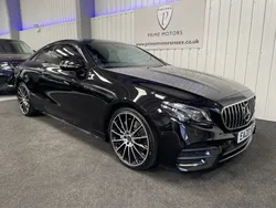 Black Used 2020 Mercedes E220 AMG line Coupe | £26,489 (A bit pricey)