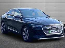 Black Used 2021 Audi e-tron Sportback S-Line SUV | £24,250 (Fair price)