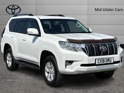 White Used 2018 Toyota Land Cruiser Active SUV | £32,995 (Expensive)
