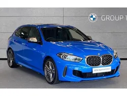 Misano blue Used 2022 BMW M135 Shadowline Hatchback | £27,050 (Fair price)