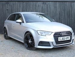 Silver Used 2016 Audi A3 Sportback S-Line Hatchback | £12,290 (Fair price)