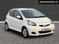 White Used 2012 Toyota Aygo Hatchback | £3,990 (Fair price)