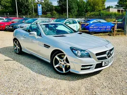 Silver Used 2015 Mercedes SLK250 CarbonLOOK Edition Cabriolet | £12,795 (Fair price)