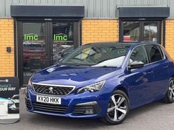 Blue Used 2020 Peugeot 308 GT-line Hatchback | £9,995 (Fair price)
