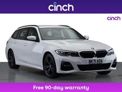 White Used 2021 BMW 320 M Sport Estate | £20,949 (Fair price)