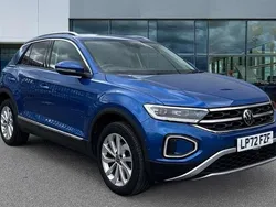 Blue Used 2022 VW T-Roc Style SUV | £22,610 (Fair price)