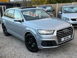 Silver Used 2015 Audi Q7 S-Line SUV | £13,995 (Fair price)