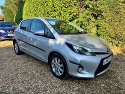 Silver Used 2013 Toyota Yaris Hybrid T4 Hatchback | £6,995 (A bit pricey)