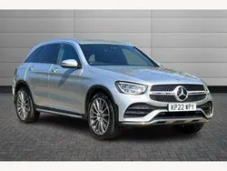 Silver Used 2022 Mercedes GLC300 AMG Line Premium SUV | £28,981 (Fair price)