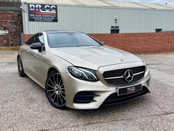 Silver Used 2018 Mercedes E220 AMG line Coupe | £16,499 (Fair price)