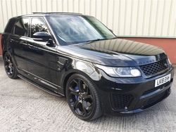 Black Used 2018 Land Rover Range Rover Sport SVR SUV | £37,500