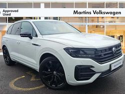 White Used 2023 VW Touareg Black Edition SUV | £43,495 (Fair price)