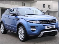 Blue Used 2012 Land Rover Range Rover evoque Dynamic Coupe | £9,479 (Fair price)