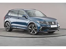 Blue Used 2022 VW Tiguan R-line SUV | £27,385 (Fair price)