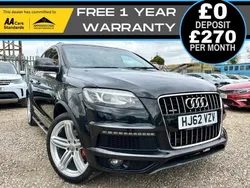 Black Used 2012 Audi Q7 S-line plus SUV | £10,990 (Fair price)