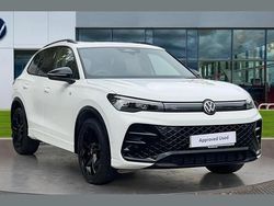 White Used 2025 VW Tiguan R-line SUV | £35,052 (A bit pricey)