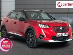 Red Used 2022 Peugeot e-2008 Premium SUV | £14,399 (Fair price)