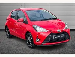 Red Used 2019 Toyota Yaris Hatchback | £10,195 (Fair price)