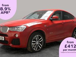 Red Used 2016 BMW X4 M Sport SUV | £15,205 (Good price)