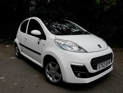White Used 2013 Peugeot 107 Envy Hatchback | £3,645 (Fair price)