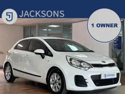 White Used 2016 Kia Rio 2 Hatchback | £6,995 (Fair price)