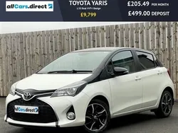 White Used 2016 Toyota Yaris Design Hatchback | £9,299 (Fair price)
