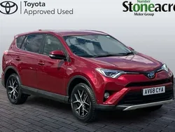 Red Used 2018 Toyota RAV4 Hybrid Design SUV | £16,000 (Fair price)