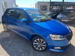 Blue Used 2021 Skoda Fabia SE Drive Hatchback | £9,995 (Fair price)