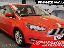 Red Used 2015 Ford Focus Titanium Hatchback | £5,299 (Expensive)