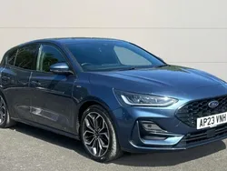 Blue Used 2023 Ford Focus ST-Line X Hatchback | £18,033 (Fair price)