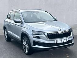 Brilliant silver metallic Used 2024 Skoda Karoq SE L SUV | £22,750 (Fair price)