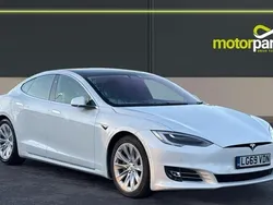 Metallic white Used 2019 Tesla Model S Long Range Sedan | £26,000 (Good price)