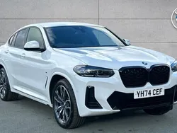 White Used 2024 BMW X4 M Sport SUV | £47,380 (Fair price)
