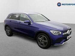 Blue Used 2019 Mercedes GLC220 AMG line Estate | £23,049 (Good price)
