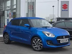 Blue Used 2022 Suzuki Swift SZ5 Hatchback | £13,795 (A bit pricey)