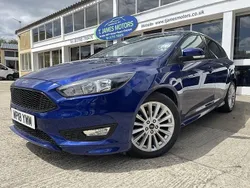 Blue Used 2018 Ford Focus ST-Line Hatchback | £8,449 (Fair price)